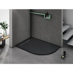 Душевой поддон WeltWasser WW TRR 12080 Stone-BL L черный