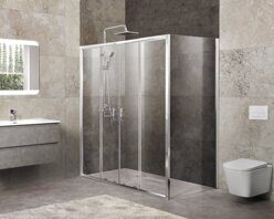 Душевой уголок BelBagno UNIQUE-AH-21-170/200-90-C-Cr