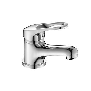 DecoRoom DR21011 Смеситель одноручный для умывальника монолитный, хром — купить в Алматы
