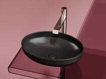 Накладная раковина Ceramicanova Element CN6056MB цвет черный матовый 50.2х36.3 см