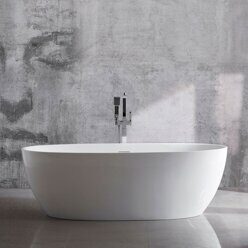Акриловая ванна Vincea VBT-405-1860, 186х88.5х60.5, цвет белый, слив-перелив в комплекте, белый
