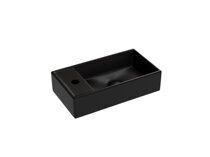 Подвесная раковина Ceramicanova Element CN6051RMB цвет черный матовый 41.7х21.7 см