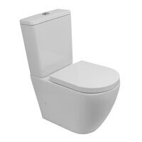 Унитаз-компакт безободковый со смывом TORNADO BelBagno SFERA-TOR BB2141CP-TOR/BB2141T/BB865SC