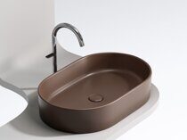 Накладная раковина Ceramicanova Element CN6048MDB цвет темно-коричневый матовый 60.8х38.5 см