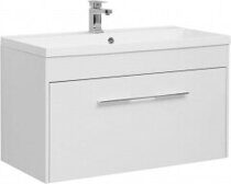 Тумба с раковиной Aquanet Августа 100 белый арт. 00225443
