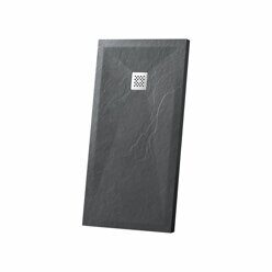 Поддон для душа из искусственного камня Vincea VST-4SR8012A, 1200*800*25, антрацит