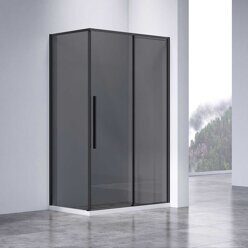 Душевой уголок Vincea Slim-N VSR-4SN8011CGB 1100х800 хром стекло тонированное