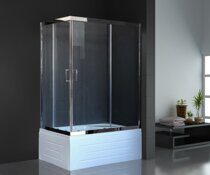 Душевой угол Royal Bath 8100BP-T-CH (прозрачное) правый