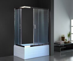 Душевой угол Royal Bath 8100BP-C-CH (матовое) правый