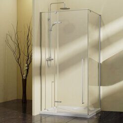 Душевой уголок Vincea Slim-N VSR-5SN9090CL 900х900 хром стекло прозрачное