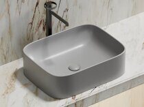 Накладная раковина Ceramicanova Element CN6052MSG цвет серый матовый 50.5х38 см