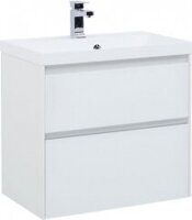 Тумба с раковиной Aquanet Гласс 70 белый арт. 00242523